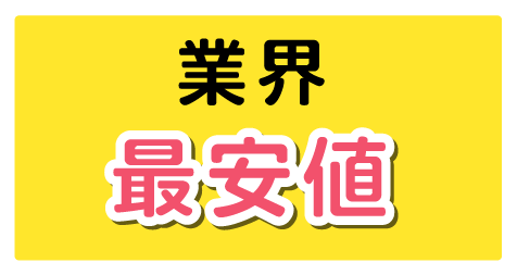 業界最安値
